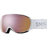 Smith I/O Mag S - White Chunky Knit/Chrompp Evrydy Rose Gld Mirror