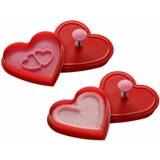 Premier Housewares Heart Shape Cookie Cutters/Stamps Utstickare