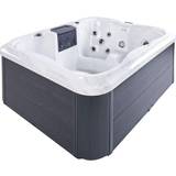 Vita Spabad & Badtunnor Beliani Hot Tub Spa Hot Tub 4 Seater White Acrylic