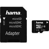 Hama USB Type-A Minneskort & USB-minnen Hama 00124000 microSDHC Minneskort inkl. SD-adapter, 32 GB, Svart