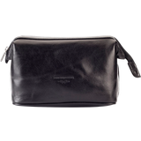 Skinn Väskor Benjamin Barber Black Leather Toilet Bag