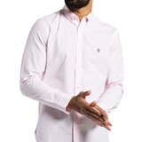 French Connection Herr Skjortor French Connection Long Sleeve Oxford Shirt - Pink