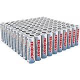 Batterier & Laddbart Combo: 120 pcs Tenergy Premium AA 2500mAh NiMH Rechargeable Batteries