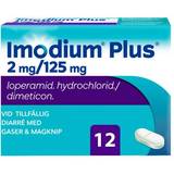 Loperamid Receptfria läkemedel Plus 2mg/125mg 12 st Tablett