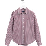 Gant Lila Kläder Gant Regular Fit Striped Tightly Woven Shirt