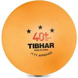 Orange - Tävling Bordtennisbollar TIBHAR SYNTT NG 40+ 3 Star 3-pack
