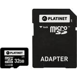 Platinet Minneskort Platinet microSDHC-minneskort 32GB SD-kortadapter