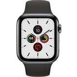 Wearables Apple Watch Series 5 Cellular 44mm Stainless Steel Case with Sport Band
