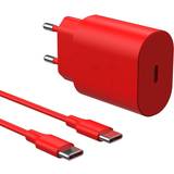 Mobilladdare - Röda Batterier & Laddbart GS -W25A0929