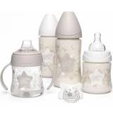 Vita Flaskmatningsset Suavinex Set 4 Baby Bottles Pacifier Little Star White