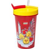 Lego Vattenflaskor Lego Mugg med sugrör Iconic Girl 40441725