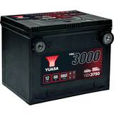 Batterier & Laddbart Yuasa Batteri 66Ah 230X179X185 Sidopoler