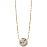 Justerbar storlek Halsband Sif Jakobs Novara Necklace - Gold/Multicolour