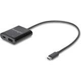 Kensington Nätverkskort Kensington PD1000 USB-C Adapter/Dongle, Uppgradera din Dockningsstation med USB-A DisplayLink för Använding med Laptop med USB C, Upp Till 95W, Kompakt Kabel 0,3 Meter K39100WW