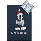 Disney Bäddset Licens Julsängkläder till junior 100x140 - Mickey Mouse Julmotiv