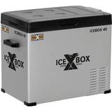 Inbyggt ljus - Silver Integrerade kylskåp ICEBOX 40 E Svart, Silver