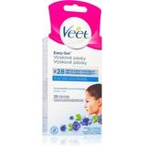 Veet Strips with wax for facial hair removal