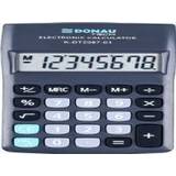 Pocket calculator Donau calculator TECH pocket calculator, 8 digits. display, dim. 180x90x19 mm, black
