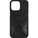 Krusell Mobilskal Krusell CardCover Leather (iPhone 14 Pro Max) Svart