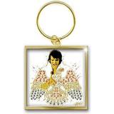 Guld Nyckelringar Elvis Presley: Keychain/American Eagle Photo-print