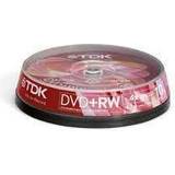 TDK Optisk lagring TDK DVD+RW 4.7GB 4x Pack- 10 Cakebox