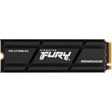 M.2 - SSDs Hårddiskar Kingston Fury Renegade PCIe 4.0 NVMe M.2 SSD Heatsink 2TB