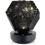 Stjärnor - Svarta Belysning Sahgsa LED Starry Sky Projection Nattlampa