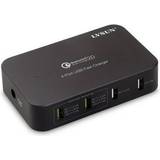 LVSUN Batterier & Laddbart LVSUN Smart 4-Port LS-Q4U USB charging station Mains socket, Car, HGV Max. output current 10200 mA 4 x USB 2.0 port A, USB 3.2 1st Gen port A (USB 3.0)