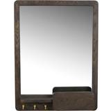 Speglar Rowico Inverness spegel 60x45 brun Väggspegel