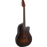 Ovation Musikinstrument Ovation Applause AB24CC-4S Mid-Depth Classical Acoustic-electric Guitar Natural Satin