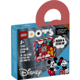 Modedockor - Musse Pigg Leksaker Lego Dots Mickey & Minnie Mouse Stitch on Patch 41963