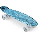 Kompletta skateboards Outsiders Chrome Edition Retro Skateboard Blue