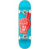 Hydroponic Hand Complete Skateboard Cyan 8"