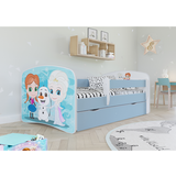 Frost Sängar Aucune Kocot Kids Cot Babydreams Frozen blue en låda madrass 140/70