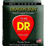 Musiktillbehör DR Strings DSA-10 Dragon skin western-gitarrsträngar, 010-048