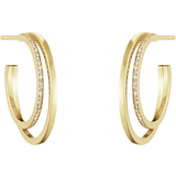 Georg Jensen Halo Earrings - Gold/Diamond (0.3ct.)