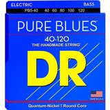 DR Musiktillbehör DR Strings PB5-40 Pure blues 5-strängad bassträngar, 040-120