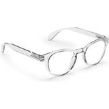 Gråa Läsglasögon Haga Eyewear Alvik/Transparent -2,0 filtetui
