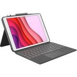 Apple iPad 10.2 Tangentbord Logitech Combo Touch Keyboard And Folio Case (Nordic )