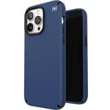 Speck Blåa Skal & Fodral Speck Presidio2 Pro MagSafe Case for iPhone 14 Pro Max with MICROBAN coating (Coastal Blue Black White)