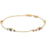 Topas Armband Mads Z Luxury Rainbow Bracelet - Gold/Multicolour