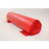 Röda Avfallshantering Staples Plastsäck optisk 70L 45my röd 25/RL