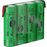 Batterier & Laddbart Pro 4x AA (Mignon) 2100 mAh PowerBank Grön 2100 mAh