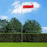 Flaggor vidaXL Polens flagga 90x150