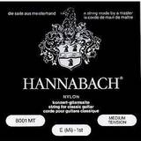 Hannabach Strängar Hannabach Klassikgitarrensaiten Serie 800 MT Medium Tension versilbert Satz