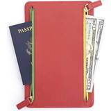 ROYCE New York Four Zip Travel Case & Taylor - Red