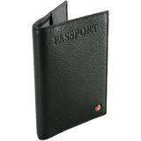 Skinn Passfodral RFID Blocking Passport Cover Leather Travel Case Safe ID Protection
