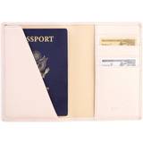 Rosa Passfodral ROYCE New York Passport Wallet Blush Pink - Blush Pink
