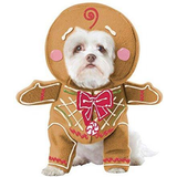 Husdjur - Tecknat & Animerat Maskeradkläder California Costumes Gingerbread Dog Costume