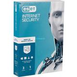 ESET Antivirus & Säkerhet Kontorsprogram ESET Internet Security 2021 Boxpaket (1 år) 3 enheter (DVD-box) Win, Mac, Android tyska